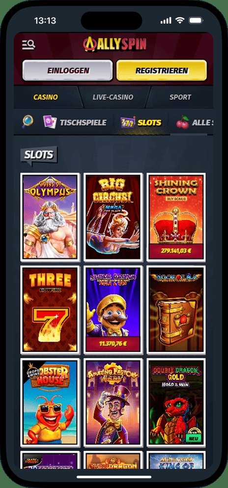 Allyspin casino, allyspin login